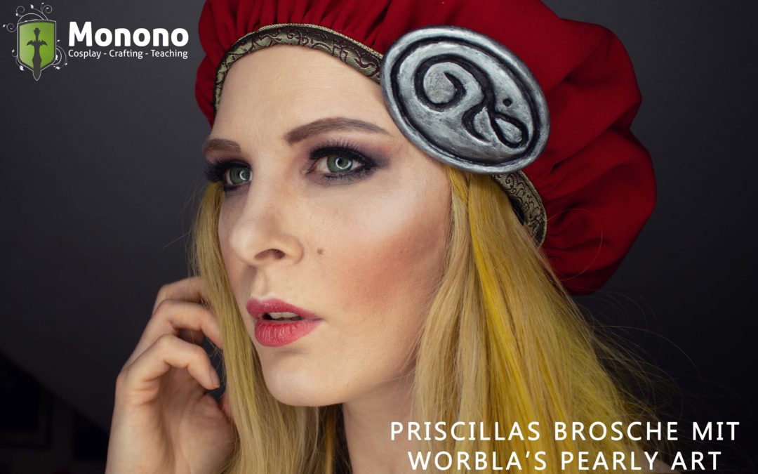 Priscillas Brosche (The Witcher 3) mit Worbla’s Pearly Art